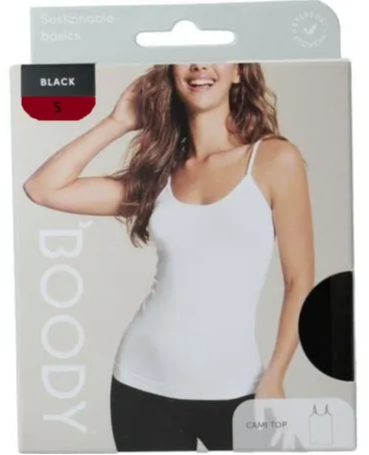 Boody Cami Top Zwart S afbeelding