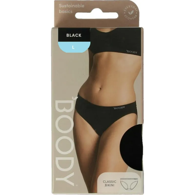 Boody Classic Bikinislip Zwart L afbeelding