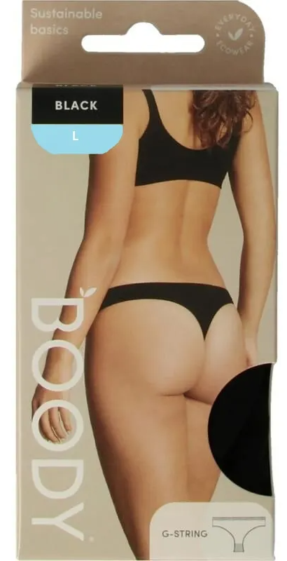 Boody G-string Zwart L afbeelding