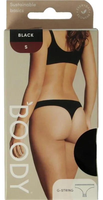 Boody G-string Zwart S afbeelding