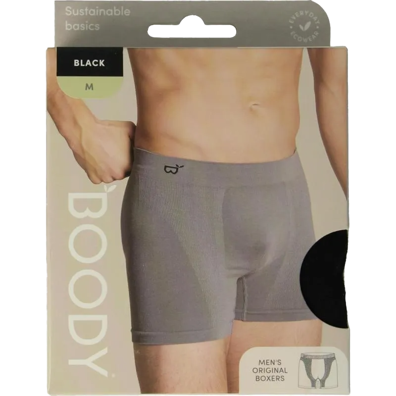 Boody Herenboxer Zwart M afbeelding