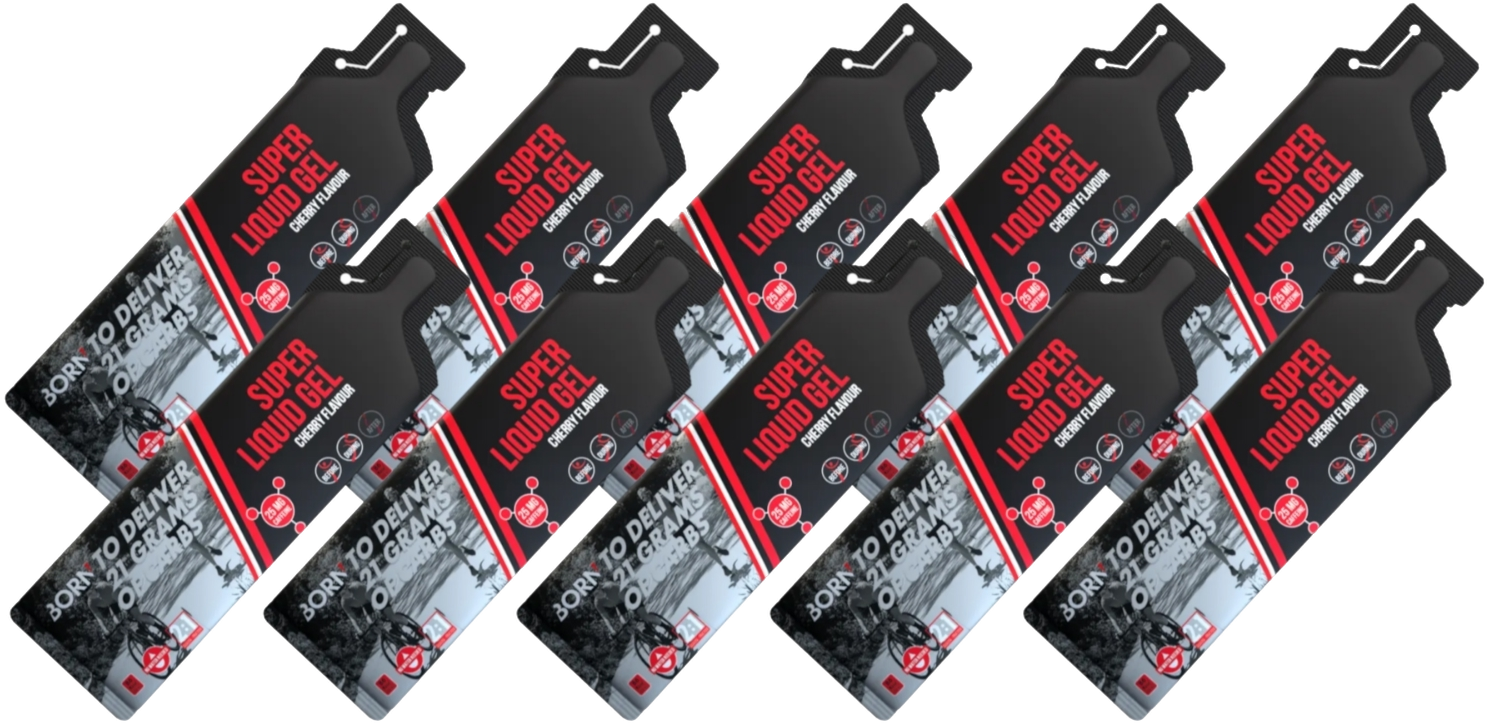 Born Super Liquid Gel Cherry Flavour Multiverpakking afbeelding