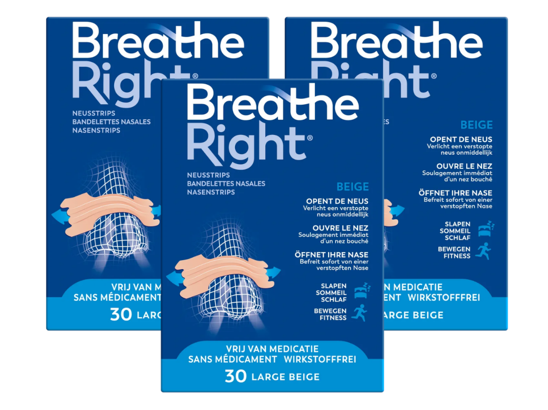 Breathe Right Neusstrips Normale Huid - Large afbeelding