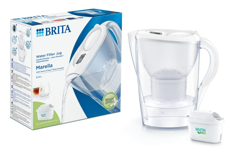 Brita Waterfilterkan Marella Wit + 1 Maxtra Filterpatroon