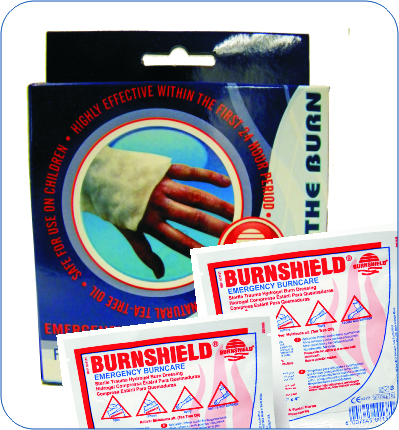 Image of Burnshield Twin Pack Sterile Brandwondencompres 10x10cm 