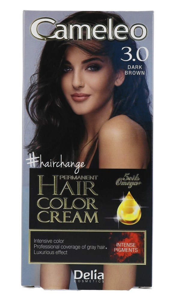 Cameleo Hair Color Cream 3.0 Dark Brown afbeelding