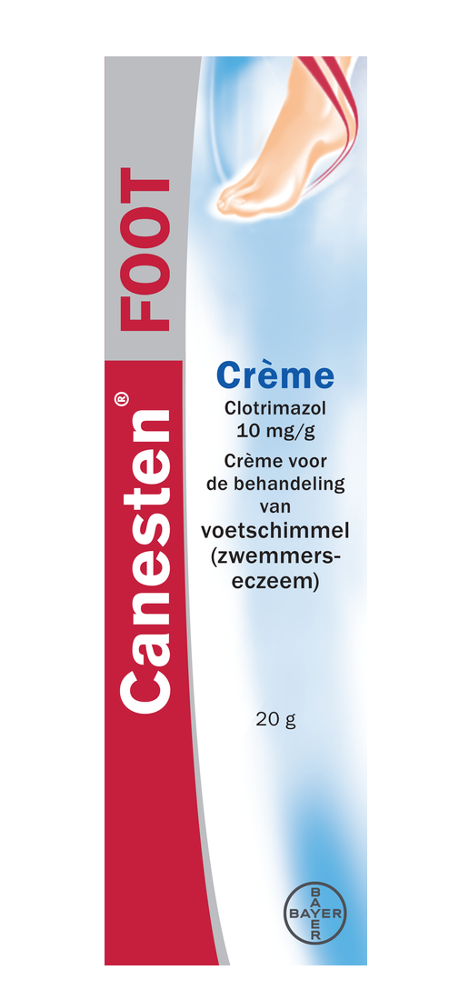 Canesten Foot Crème bij Voetschimmel