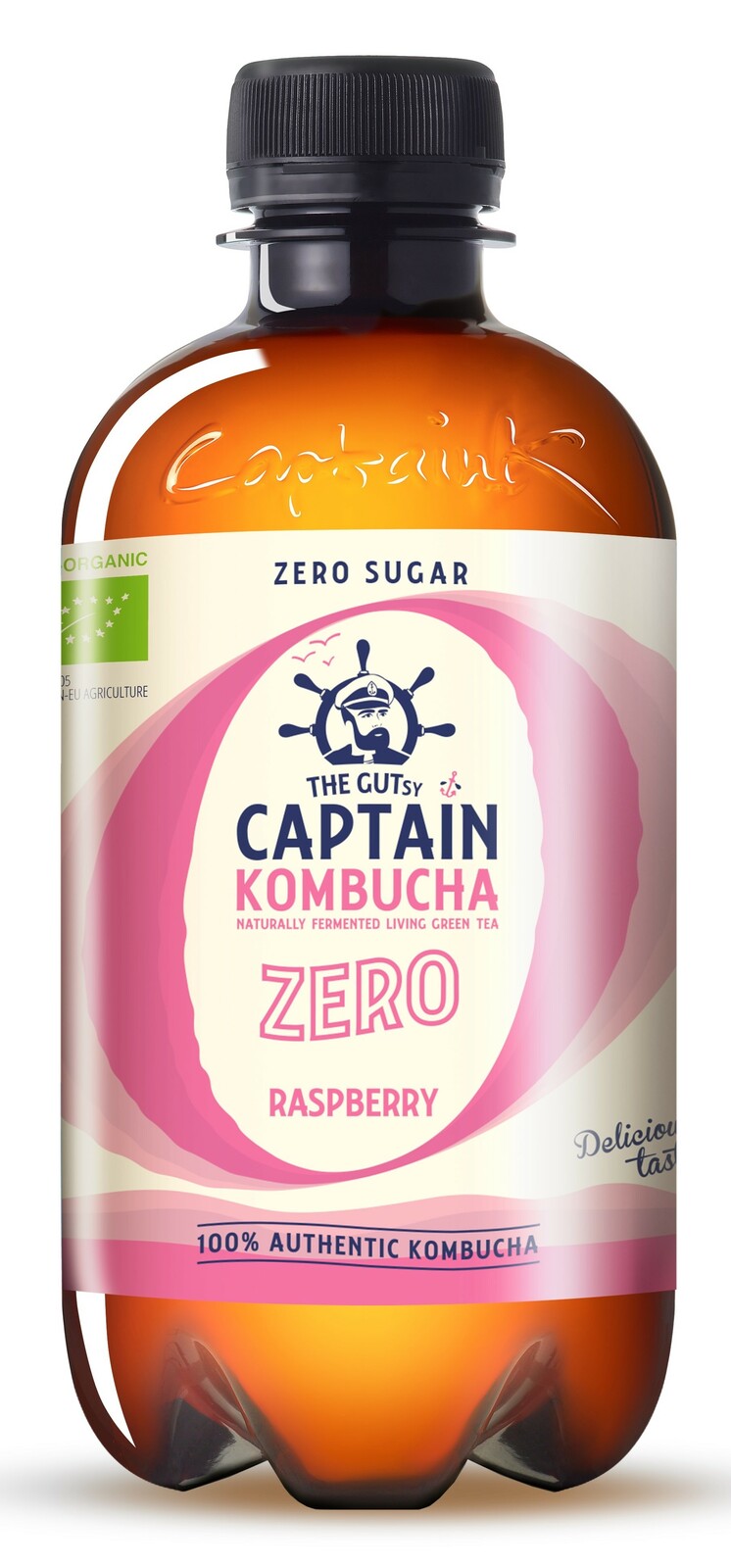 The GUTsy Captain Kombucha Zero - Framboos