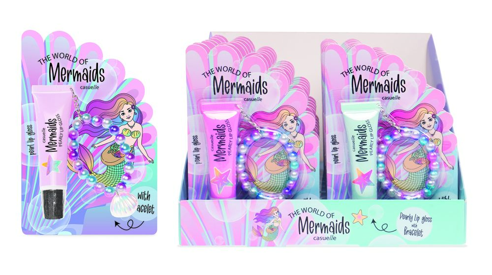 Casuelle Mermaids Pearly Lipgloss met Armband