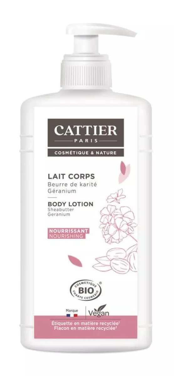 Cattier Nourishing Bodylotion Sheabutter Geranium afbeelding