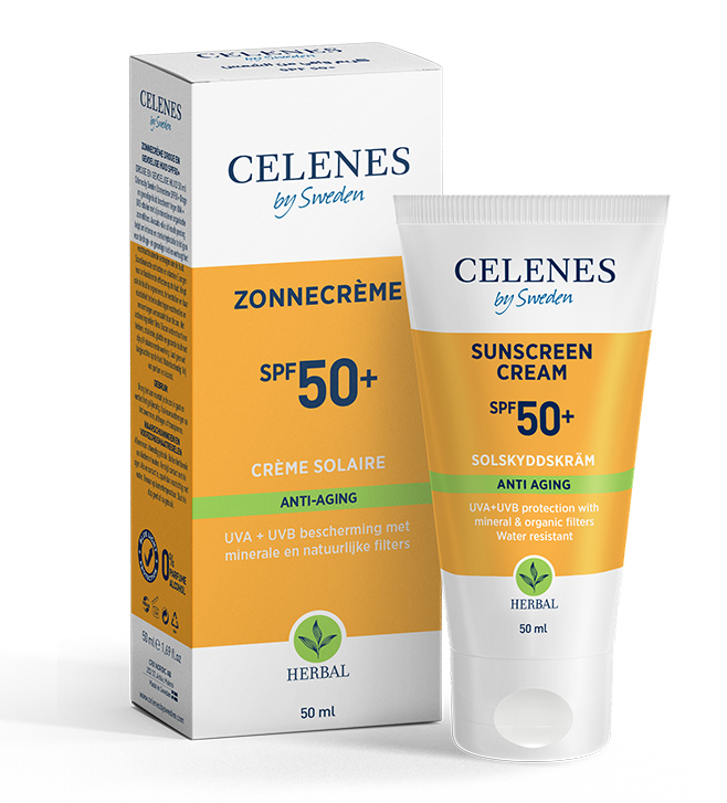 Celenes Herbal Zonnecrème Anti-Age SPF50+ afbeelding
