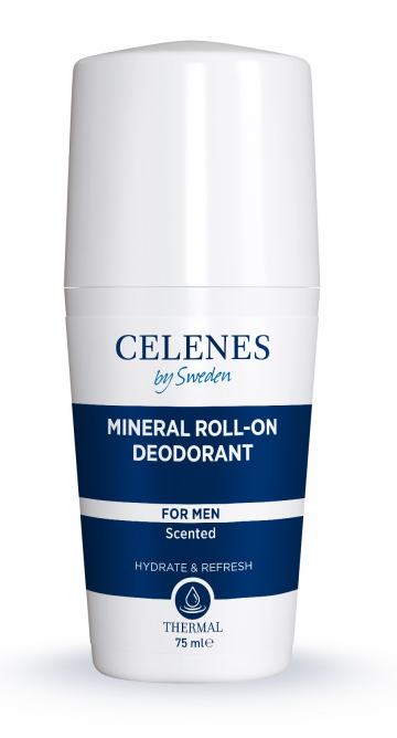 Celenes For Men Mineral Roll-On Deodorant