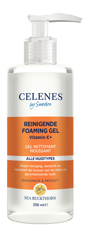 Celenes by Sweden Sea Buckthorn Reinigende Schuimgel - Vette/Gecombineerde Huid afbeelding