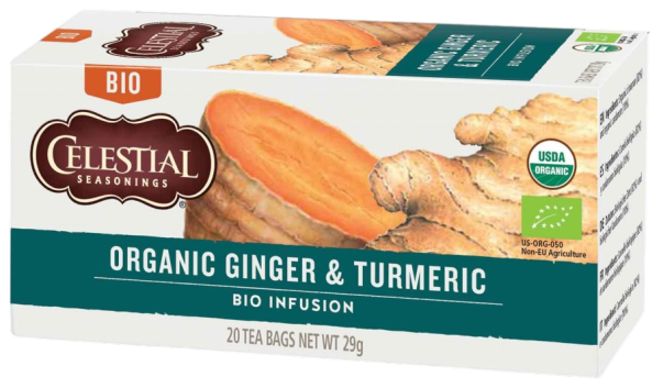 Celestial Organic Thee Ginger Turmeric