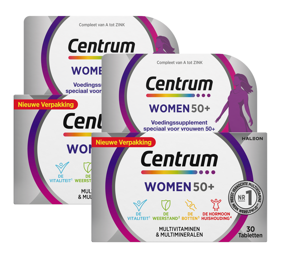 Centrum Women 50+ Multivitaminen Tabletten Duo