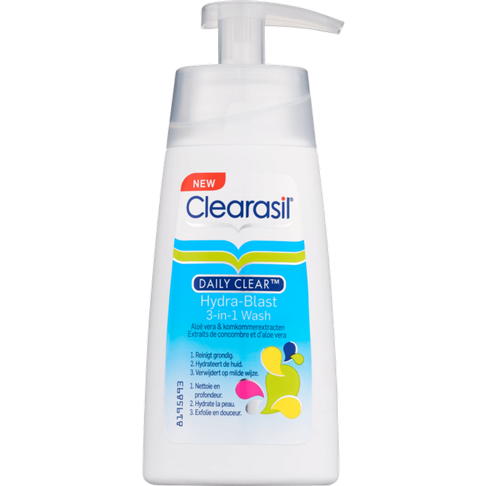 Clearasil Complete 3in1 Wascreme Ice Wash Huidzuiverend