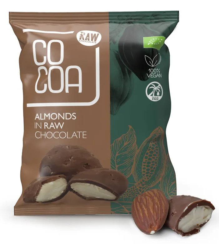Cocoa Amandelen met Pure Chocolade RAW
