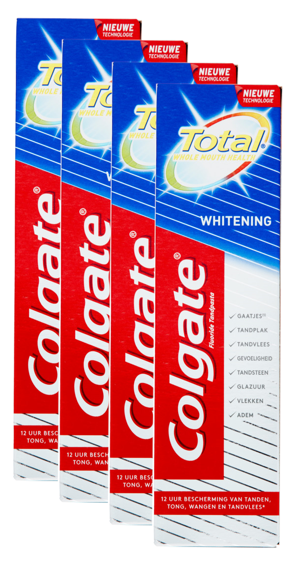 Colgate Tandpasta Total Whitening Multiverpakking