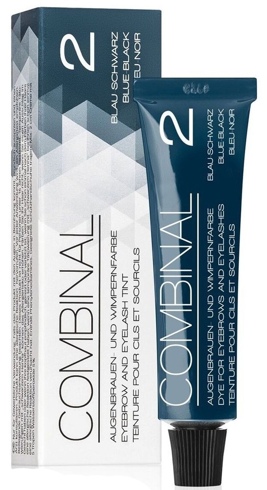 Combinal Wenkbrauw- en Wimperverf Blauw/Zwart afbeelding