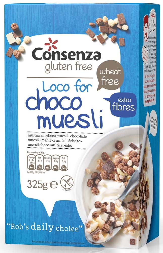 Consenza Chocolade Muesli