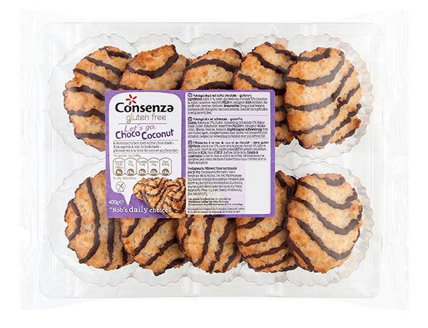 Consenza Kokosmacronen Choco afbeelding