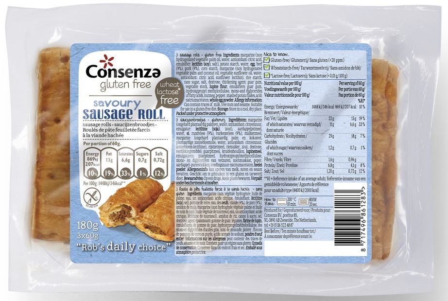 Consenza Saucijzenbroodjes