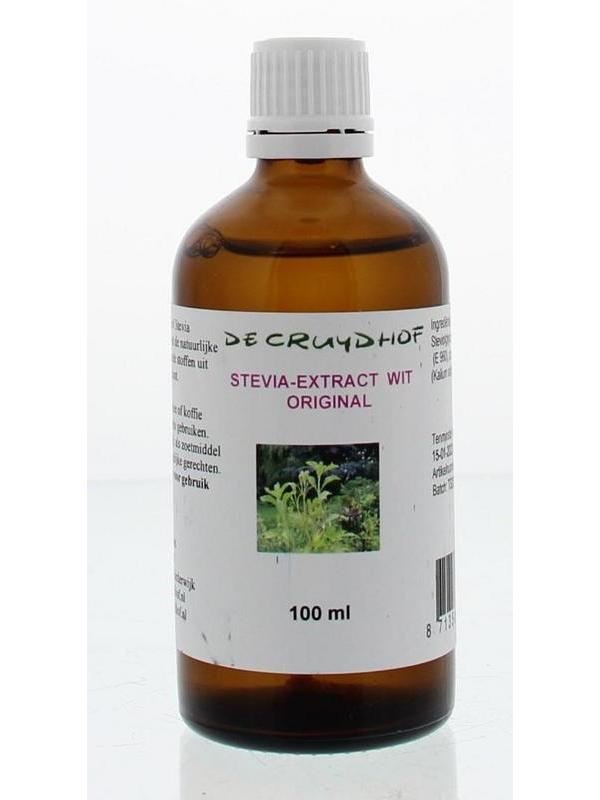 Cruydhof Stevia Extract Wit Original 100ml afbeelding