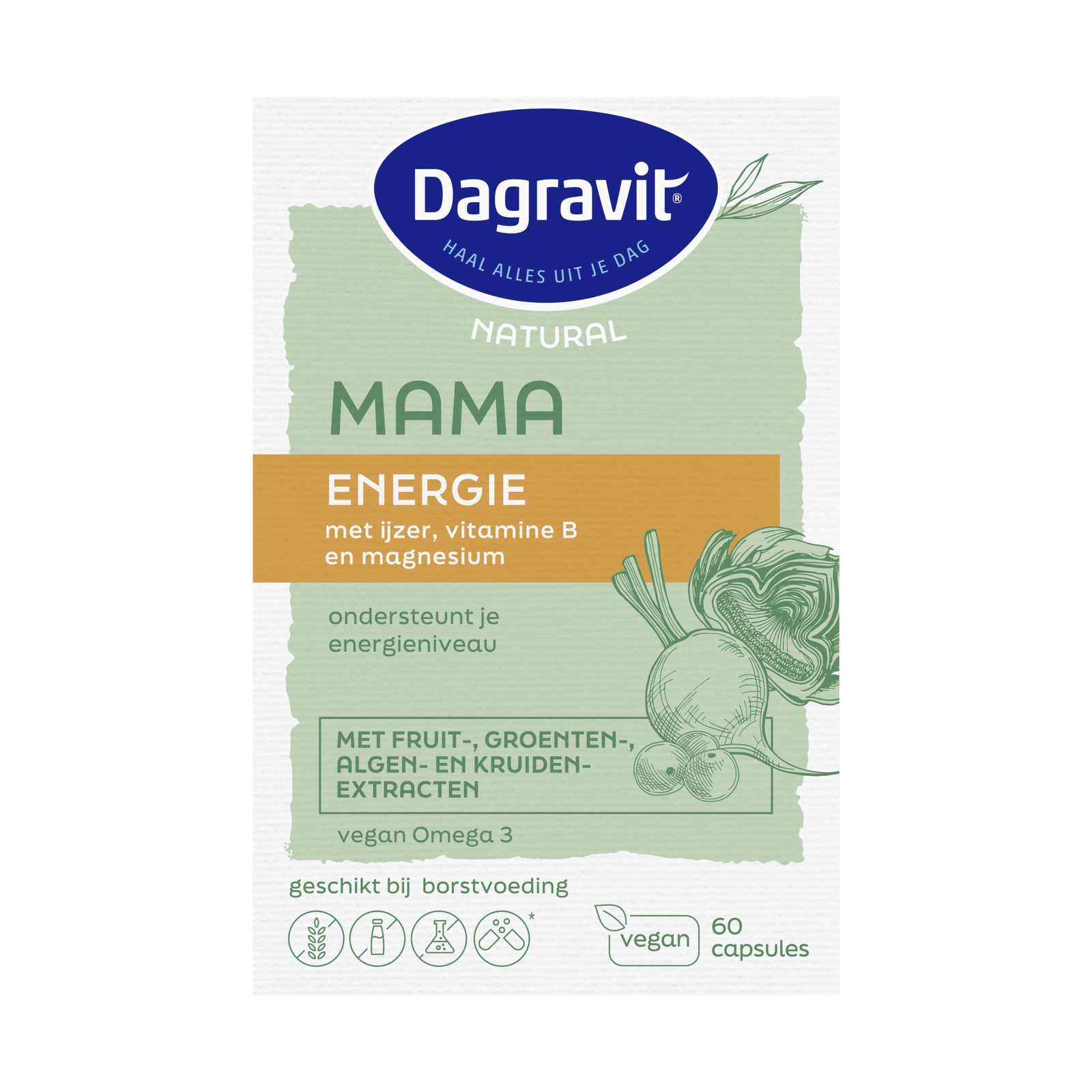 Afbeelding van Dagravit Natural Mama Energie Multivitaminen Capsules