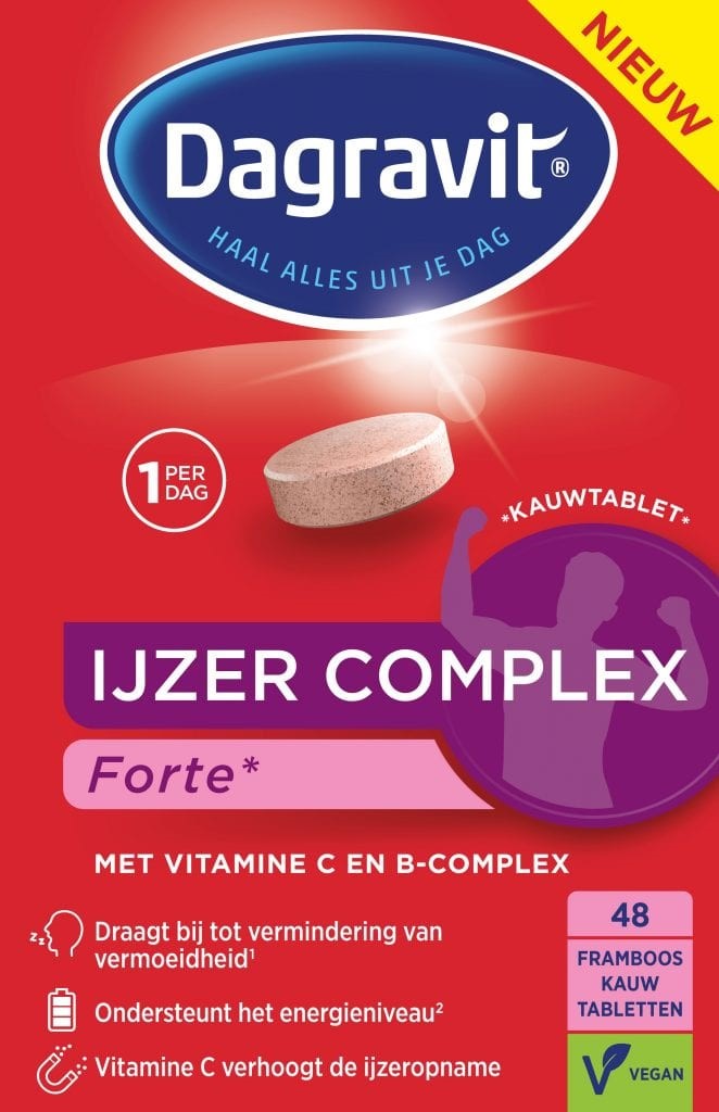 Dagravit IJzer Complex Forte Kauwtabletten