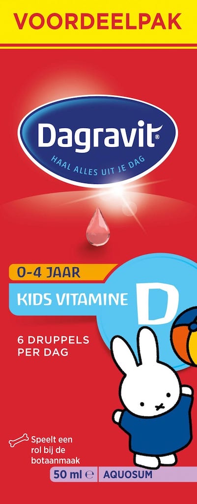 Dagravit Kids Vitamine D Aquosum Voordeelpak