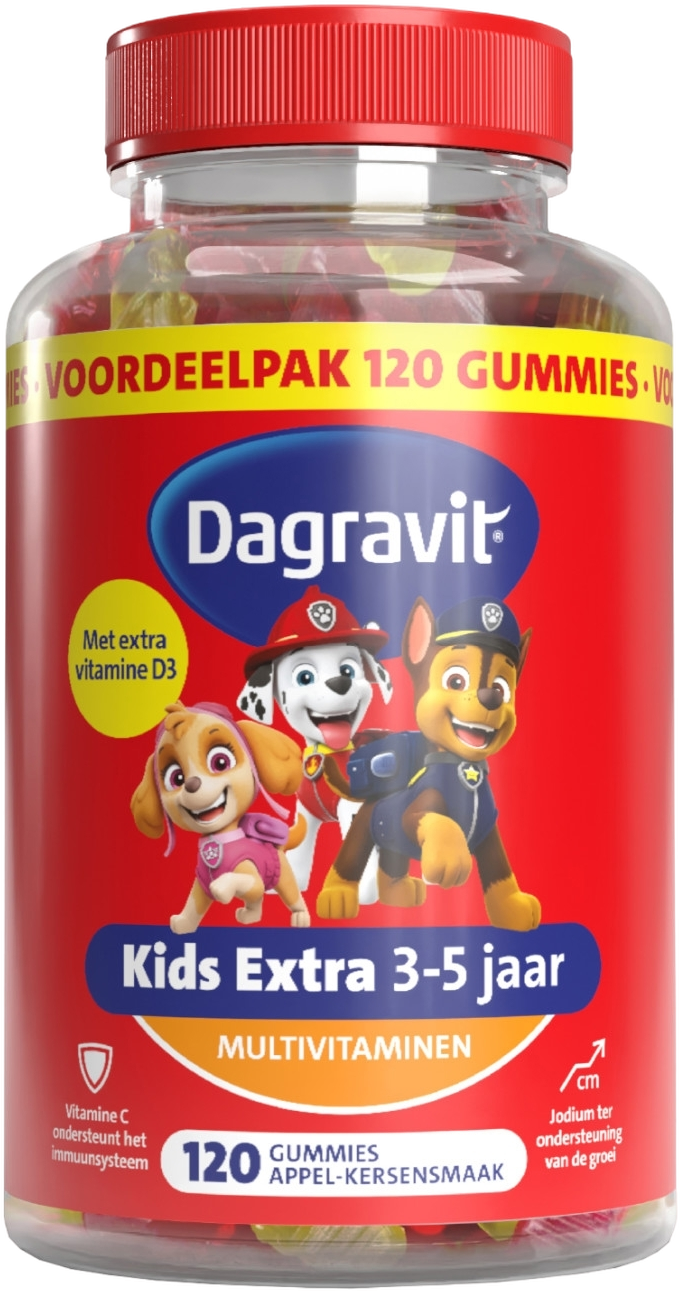 Dagravit Kids-Xtra Multivitaminen Gummies Voordeelpak