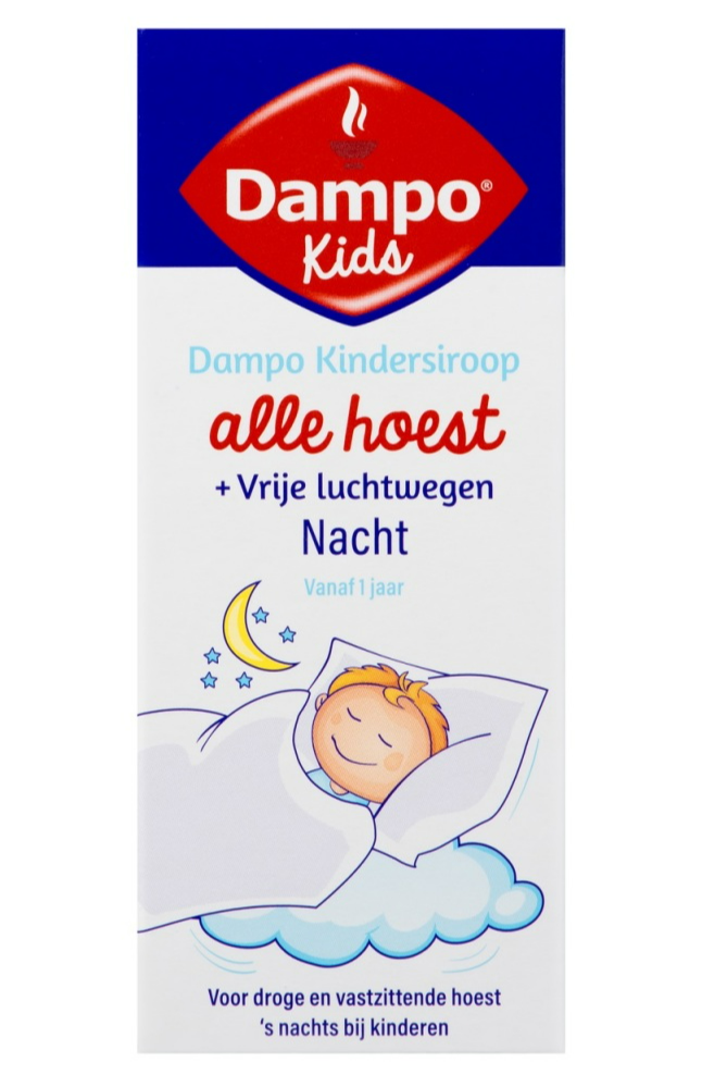 Dampo Kindersiroop Alle Hoest + Vrije Luchtwegen Nacht afbeelding
