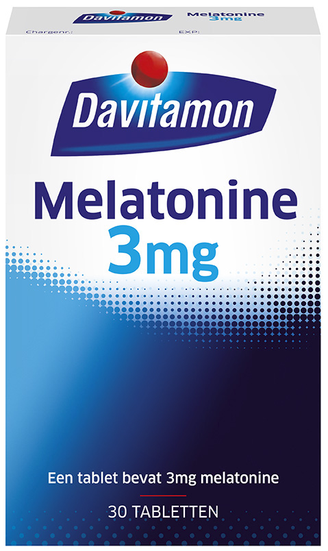 Davitamon melatonine 3mg tabletten is een geneesmiddel op basis van 3mg melatonine per tablet. melatonine is ...