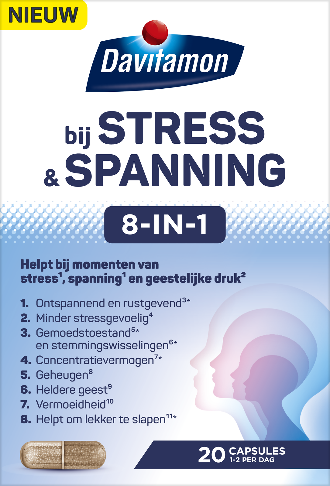 Davitamon Stress & Spanning 8-in-1 Capsules