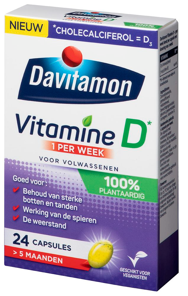 Davitamon Vitamine D - 1 per week - 100% Plantaardig afbeelding