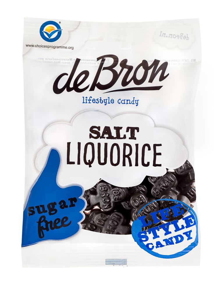 De Bron Zoute Klavertjes Hard Suikervrij afbeelding