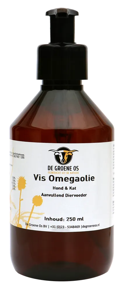 De Groene Os Vis Omegaolie Hond & Kat afbeelding
