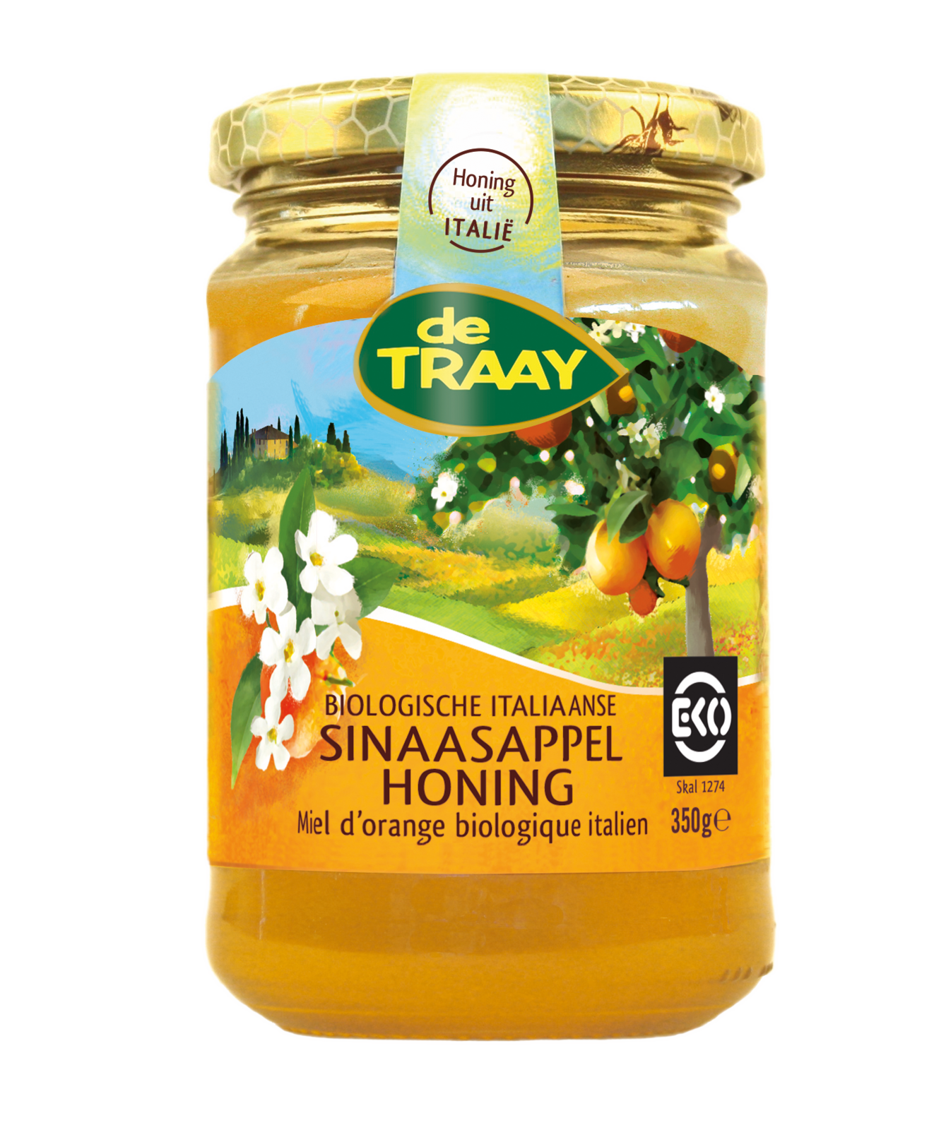 De Traay Italiaanse Sinaasappelhoning Biologisch