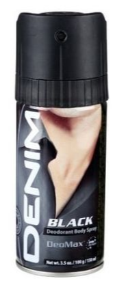 Denim Black Deodorant Bodyspray