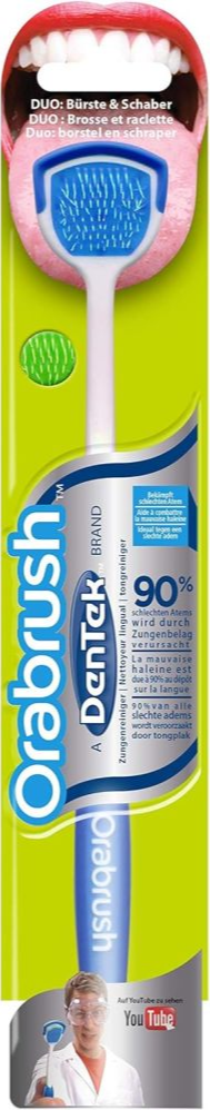 Dentek Orabrush Duo Borstel en Tongschraper afbeelding