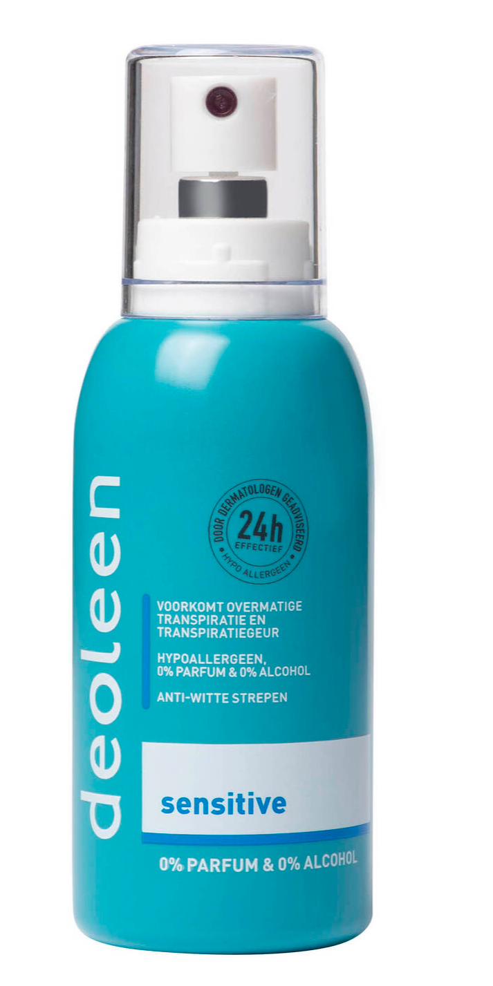 Deoleen Anti-transpirant Deodorant Verstuiver Sensitive afbeelding