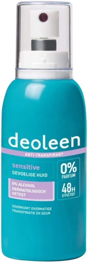 Deoleen Anti-transpirant Deodorant Verstuiver Sensitive afbeelding