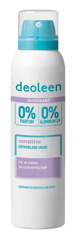 Deoleen Deodorant Aerosol Sensitive 0% afbeelding