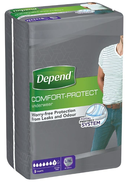 Depend Pants voor Mannen Normaal Maat L/XL afbeelding