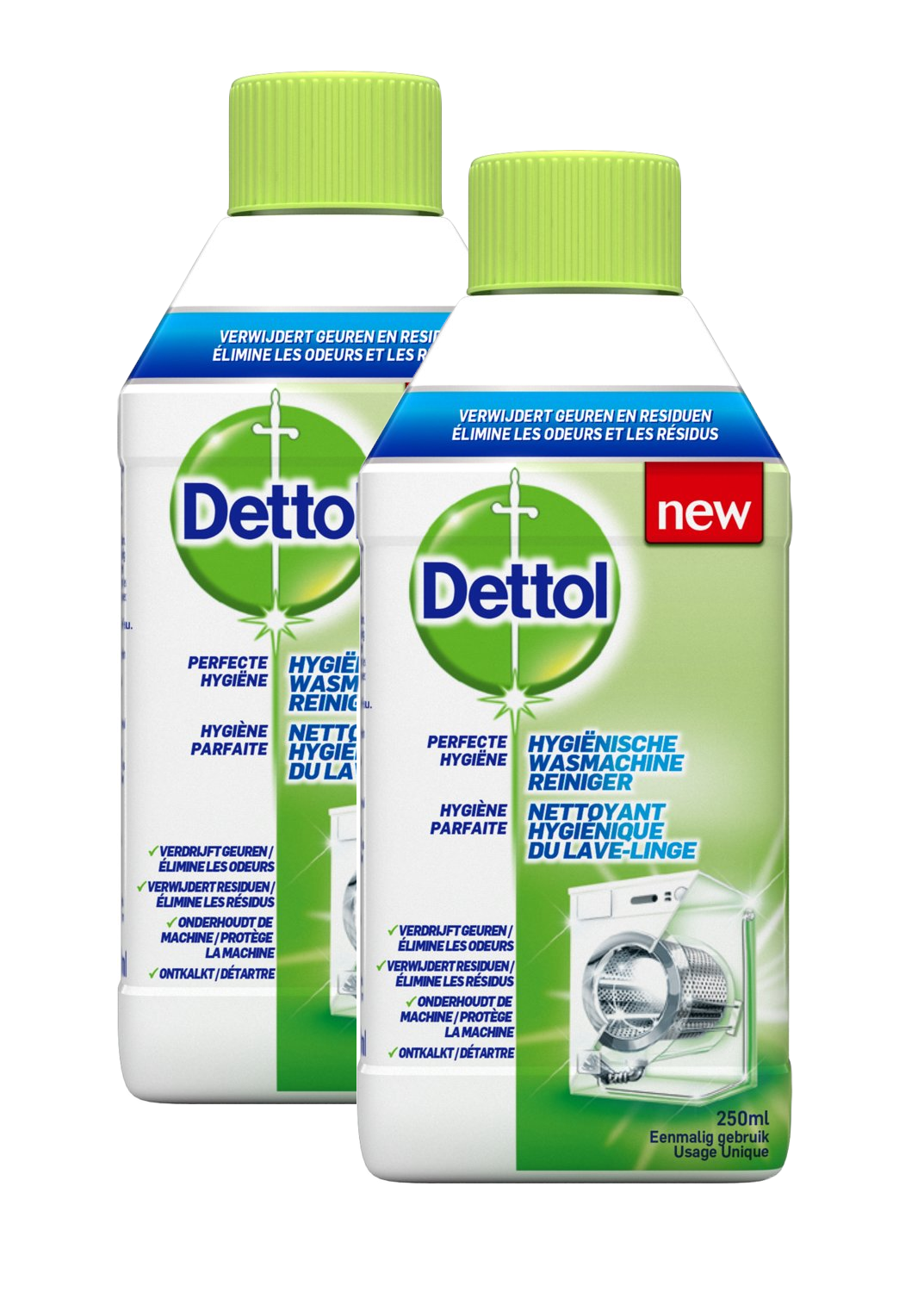 Dettol Hygiënische Wasmachine Reiniger Duo