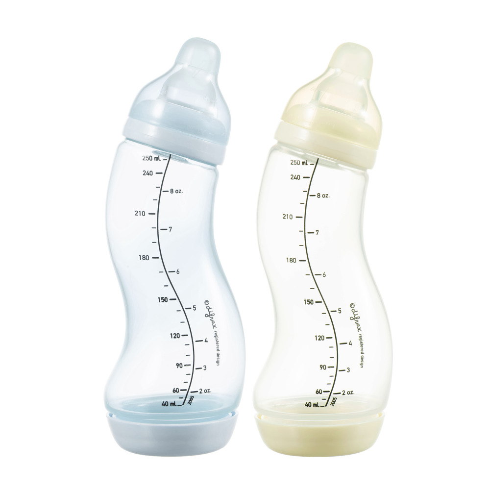 Doublepack S-babyfles Natural 250ml - Ice/Popcorn