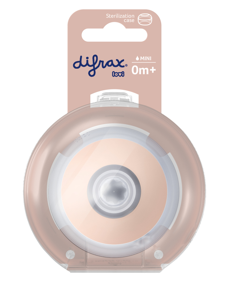 Difrax LOVI - XS Flessenspeen - 0+ Maanden - voor Mammafeel fles