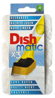 Dishmatic Schuurspons  navulling - Krasvrij Fijn