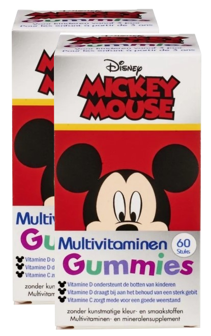Disney Mickey Mouse Multivitaminen Gummies Duoverpakking