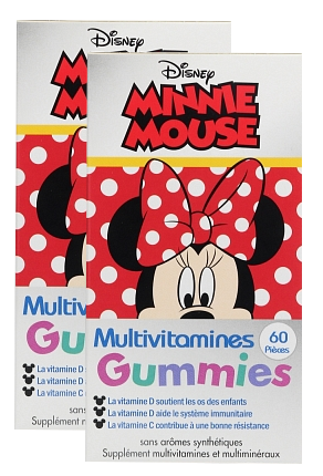 Disney Minnie Mouse Multivitaminen Gummies Duoverpakking